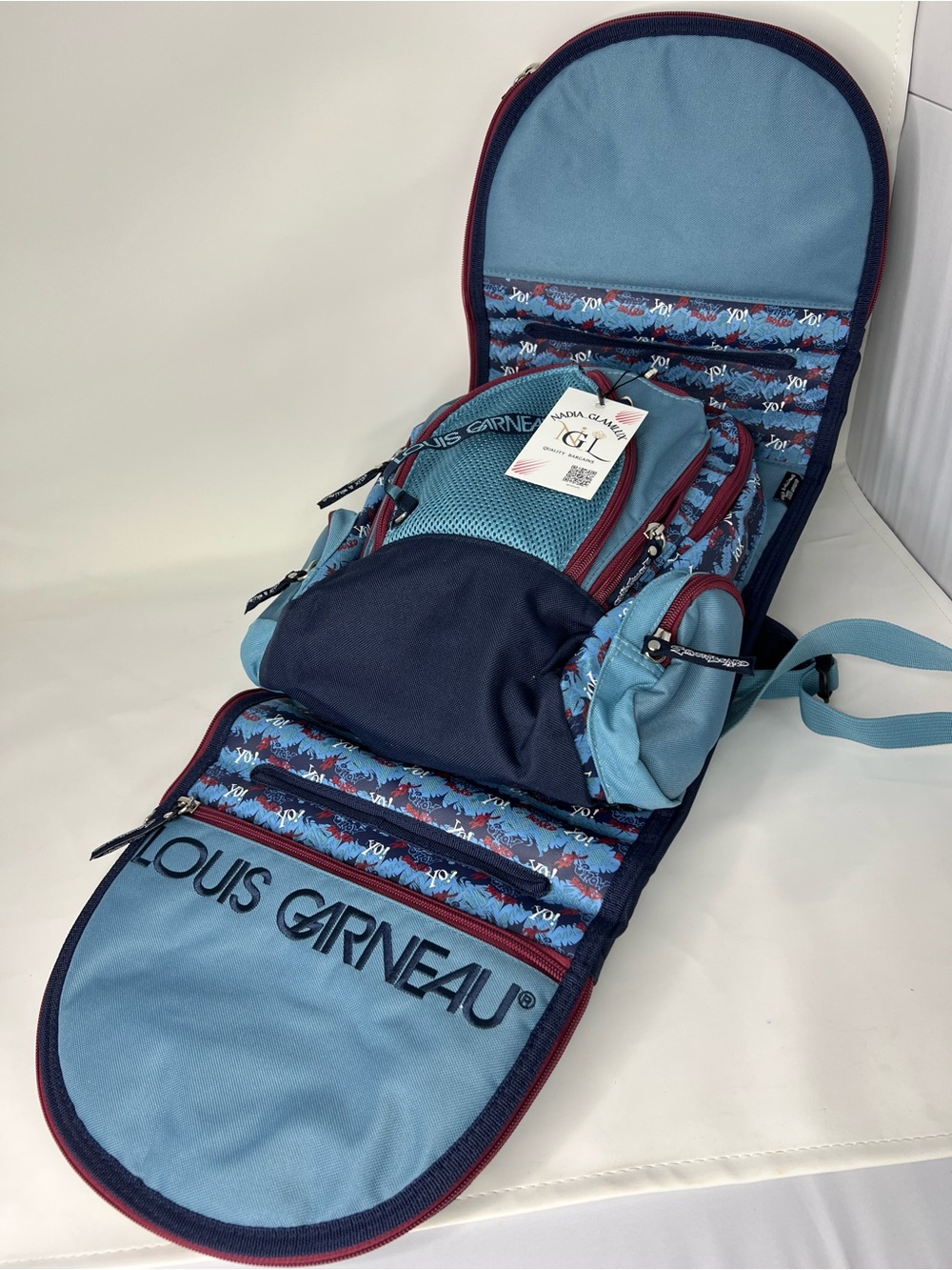 Louis Garneau Blue Backpack - Picture 7 of 11